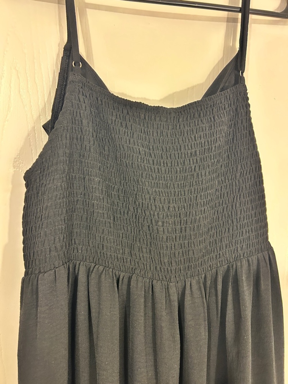Black Draped Cowl Neck Midi Dress - Women's - Picture 7 of 8